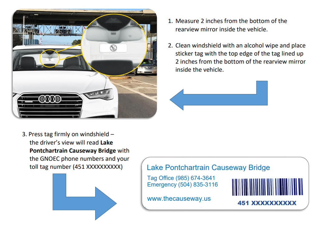 Causeway Toll Tag